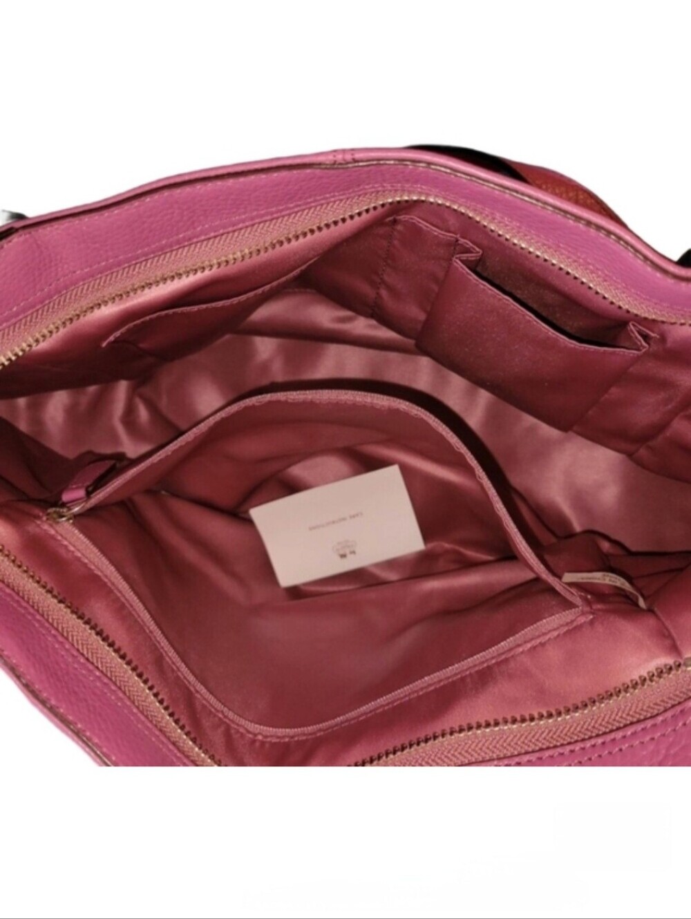 Genuine Coach Park Leather Carrie Bag in Rose with Silver Hardware NWT - Picture 7 of 13